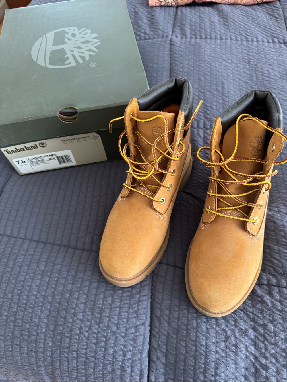 Timberland Women’s Wheat Nubuck Work Boots - Wheat